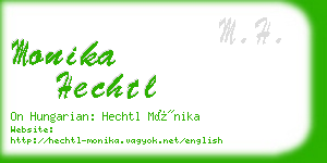 monika hechtl business card